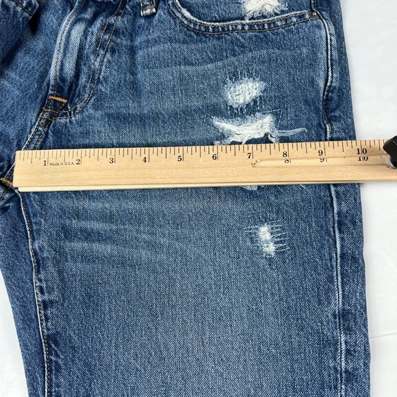 Abercrombie Fitch Jean Men 29x28* Langdon Skinny Blue Distressed Denim Tag 28x30 - Picture 14 of 16